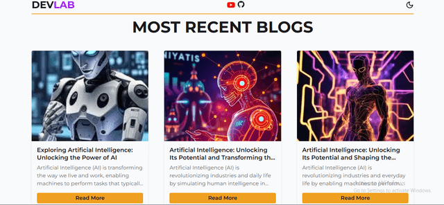 Blog-Website preview