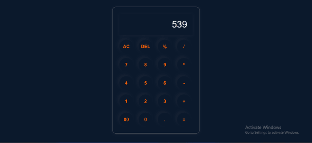 Calculator preview